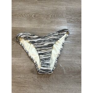 NWOT‎ Montce Slub Knit Zig Zag Stitch Bikini Bottoms- Size XS
